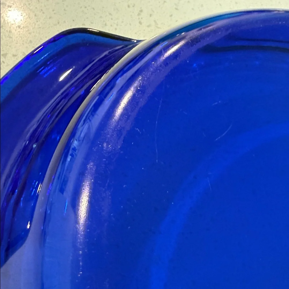 Anchor Hocking Deep Blue Glass Baking Dish - Picture 4 of 5